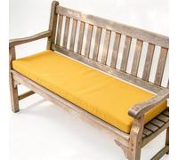 GAIFNAG Coussin Banquette sur Mesure sur-Mesure 55x120x5cm Jaune | Coussin De Banc De Meubles Housse Amovible Imperméable Et Antidérapante, Mousse Épaisse 5Cm Pour Banc De Jardin Terrasse