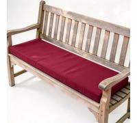 GAIFNAG Coussin Banquette sur Mesure sur-Mesure 55x145x5cm Vin Rouge | Coussin De Banc À Pince Coussin Banc Interieur En Lin Lavable Et Banquette Confortable Pour Patio, Cuisine,