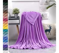 GAIFNAG Plaid Polaire, Couverture Polaire Flanelle 180 x 220 cm Polyester, Pelucheuse et Douce, Entretien Facile Jete de Canape Grande Taille Parfaite comme Couverture d'hiver Ou Cadeau, Pourpre
