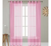 GAIFNAG Rideaux de Porte Chenille 180 x 240 cm Décoration de Fenêtre/Lavable Rideau de Porte en Perles Rideau Anti Mouches pour Porte Fenetre Dressing Salon, Rose