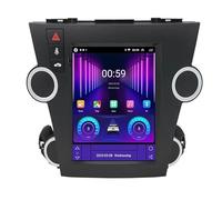 GaiHLi Autoradio Android 15 avec Écran Tactile 9.7" Radio GPS Navigation pour Toyota Highlander 2007-2013 Accessoires de Voiture Plug and Play Prend en Charge Le Contrôle du Volant