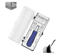 GAILY YOUTH Ensemble de tournevis de précision, tournevis magnétique 16 en 1 avec boîte de rangement, kit d'outils de réparation pour téléphone, ordinateur, console de jeu, montre