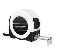 GAILY YOUTH Mètre ruban rétractable double face avec échelle en pouces et métrique, 10 m en acier inoxydable, mètre ruban autobloquant pour arpenteurs, électriciens