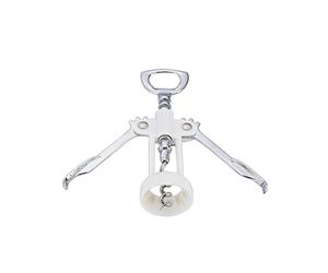 GAILY YOUTH Tire-bouchon à aile, tire-bouchon en acier inoxydable avec coupe-bobine, utilisé dans les bars de cuisine, de restaurant, de serveur, ouvre-bouteille de bière pour homme et femme (blanc)