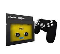 GAIMX RAISX PS4 / PS5 Stick Control Aide à la visée / Aide et optimisation de la visée - Accessoire Playstation 4 & 5 - Prolongateur de sticks avec capuchon antidérapant interchangeable