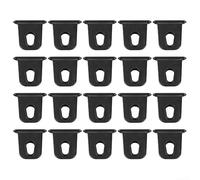 Gain de place pour les crochets d'auvent de camping-car, conçus pour une installation facile et une meilleure résistance au vent, plusieurs pièces disponibles (10 noirs)