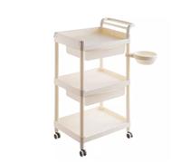 Gain de Place Salon de beauté, Salon de Coiffure, rayonnage Mobile, équipement de Chirurgie Plastique et de Soins Infirmiers, Chariot à Outils Manuel Plateau à Outils