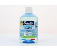 Gain de temps et vaisselle propre BRIOCHIN liquide vaisselle algues marines et savon noir dégraissant format 500mL - Lot de 3
