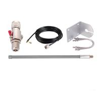 Gain élevé pour lorawan 12dBi pour mineur HNT pour bobcat 300 MNTD pour rak V2 - pour tige omni directionnelle en fibre de verre 860-930 MHz avec connecteur femelle N et kit d'adaptateur