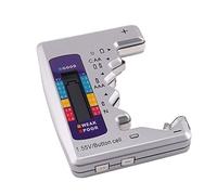 Gain Express Batterie Testeur pour Piles et Rechargeable Piles, Affichage de Charge Statut, Adapté pour C, AA, AAA, D, N, 9V 6F22 1.5V Boutons Cellule Piles