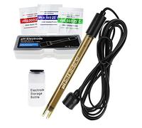 GAIN EXPRESS Électrode de pH Haute précision pour Une Surveillance Continue du pH, sonde de pH 0-14 avec câble connecteur BNC de 200 cm de Long et kit de Remplacement de Poudre d'étalonnage