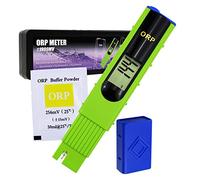 GAIN EXPRESSn Orp Redox Meter -1999~1999mv Testeur de Potentiel de Réduction D'Oxydation avec 256mv Orp Calibration Buffer pour Les Tests d'eau, Aquarium, Laboratoire de Recherche