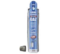 Gaine accordéon spécial gaz 111/116 mm +raccord TEN 15111