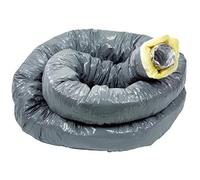 Gaine alu non isolée diamètre 80 mm 6m - conduit en aluminium avec spirale en fil d'acier référence fabriquant 423029