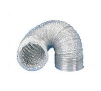 Gaine aluminium pour extracteur et aérateur d'air Ø 125 mm x 3 m ventilation conduit