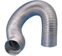 Gaine aluminium semi-rigide D125 L3M GA - UNELVENT - 820190 Noir G