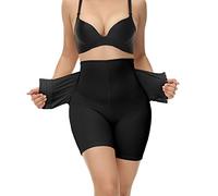 Gaine Amincissante Culotte De Cheval Hanche - Pantalon À Boucle Solide pour Femmes Façonnant Le Bouton Taille Haute sous-Vêtements Amincissants Long sans Couture