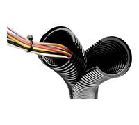 Gaine annelée Ø intérieur: 43.10 mm LappKabel SILVYN® SPLIT 45 61806670 noir au mètre