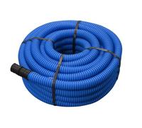 Jardibric - Gaine Annelée en PE Bleu Ø40 mm x 25 m - Fourreau de Protection pour Conduites d’Eau