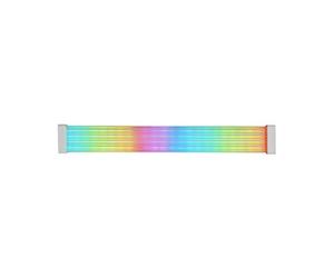 Gaine ARGB pour Câble d'Alimentation MCA-16X 16PIN (8+8) PCIe pour Carte Graphique LEDs Ultra-lumineuses Câble en Silicone