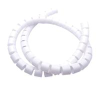 Gaine Cable 1/3/5/10 mètre 8/12/16/22/28/32/42mm Ligne Flexible Spirale câble Organisateur Tuyau de Stockage Cordon Protecteur Gestion PE Tube(White,8mm,3 Meters)