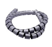 Gaine Cable 1/3/5/10 mètre 8/12/16/22/28/32/42mm Ligne Flexible Spirale câble Organisateur Tuyau de Stockage Cordon Protecteur Gestion PE Tube(Grey,22 mm,10 Meters)