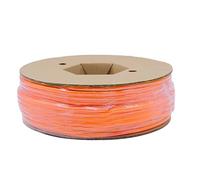 Gaine Cable 1/5M Self Closing Pet Expandable Braided Sleeve Self-Closed Flexible Insulated Hose Pipe Protect Auto Cable Sock Tube Wire Wrap(Orange,25mm,10M)