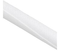 Gaine Cable 1 M/5 M Auto-fermé Pet Extensible tressé Manchon Auto-Fermeture Flexible isolé Tuyau Fil enroulement protéger câble Chaussette Tube(White,38mm,5 Meters)