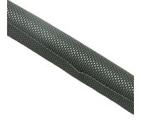 Gaine Cable 1 M/5 M Auto-fermé Pet Extensible tressé Manchon Auto-Fermeture Flexible isolé Tuyau Fil enroulement protéger câble Chaussette Tube(Green,30mm,5 Meters)
