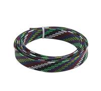 Gaine Cable 10M 2 4 6 8 10 12mm Braided Cable Sleeve Expandable Tight Insulated Line Protection Wire Wrap Sheath(7 Colors,10mm)
