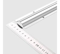 Gaine Cable Canal Métallique De 4 Cm Pour L'extérieur, Chemin De Câbles Argenté Demi-rond Pour Câbles Protect Hider, Lampe Murale Couvercle De Rallonge De Prise De Courant ( Color : W 4cm/1.6in , Size