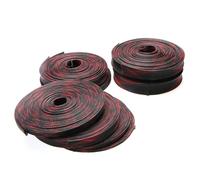 Gaine Cable Gaine de câble tressée Extensible 1 m, 5, 10, Gaine Isolante Protection Fil en Nylon, 4, 6, 8, 12, 15, 20, 25 mm(Black Red,20 mm,1 Meter)