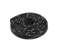 Gaine Cable Gaine de câble tressée Extensible 20/50/100 m, Gaine Protection Isolante for 4/6/8/10/12/15/20 mm(Black White,4mm,50M)