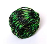 Gaine Cable Gaine de câble tressée Extensible de 1 m, 5 m, 10 m, Gaine Isolante de Protection de Fil en Nylon, 4, 6, 8, 10, 12, 15, 20, 25 mm(Black Green,15mm,10 Meter)