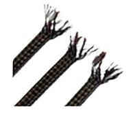 Gaine Cable Manchon de câble tressé 1/5/10 m 4 mm 8 mm 12 mm PP Fil de Coton Mixte Extensible Flexible Isolant Protecteur de Ligne Gaine d'enroulement de Fil(Brown Black,12mm,10 Meters)