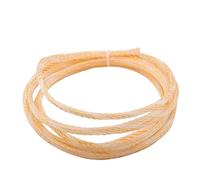 Gaine Cable Manchon de câble tressé 2M 2/4/6/8/10/12/14/16/20/25/30/40mm Protecteur de câble Gaine de Protection for câbles électriques(Clear Gold,4mm)