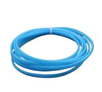 Gaine Cable Manchon de câble tressé 2M 2/4/6/8/10/12/14/16/20/25/30/40mm Protecteur de câble Gaine de Protection for câbles électriques(UV Blue,16mm)