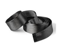 Gaine Cable Manchon de Protection Fil en Fiber Carbone ID 2-80mm, Maille tressée légère et résistante, Tube résistant à la déchirure(8mm,5m)
