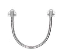Gaine Cable Porte, 8 Pouces(450 mm) Protecteur Câble Contrôle D'Accès Boucle Porte Acier Inoxydable antirouille Protége-câble Flexible et Facile à Installer