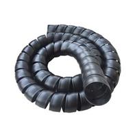 Gaine Cable Souple Universel, Manchon de protection de tuyau en caoutchouc mécanique, manchon de protection de tuyau d'huile, manchon de protection de tuyau hydraulique, gaine ignifuge(100CM_18MM)