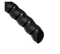 Gaine Cable Tuyau enroulé en Spirale de 1 à 10m, 8/10/12/14/16/18/20/25/28/30/35mm, Manchon Protection câble Noir, Organisateur Ligne Fil, Tube d'enroulement Flexible(28mm,10 Meters)