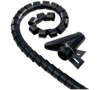 Gaine Cache Cable Noir 1.8m - Electraline