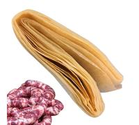 Gaine comestible pour saucisses 8 m/26 pieds Outils d'emballage de saucisses sèches en couches - Accessoires de machine à saucisses de cuisine pour saucisses maison savoureuses jambon