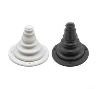 Gaine de câble de levier de direction en caoutchouc marin pour bateaux, yachts, bateaux à moteur, housse de protection noire à soufflet de 102 x 120 mm, pour boîtier en plastique durable pour sports