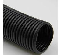 Gaine de câble en polyéthylène à extrémité fermée, nervurée pour sécuriser les ensembles de câbles, résistant à l'usure et à l'huile, convient pour le câblage automobile, domestique et industriel