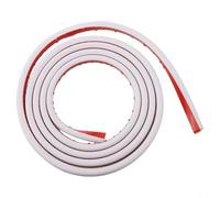 Gaine de câble en PVC de 3 mètres de longueur 15 x 10 mm, ouverture latérale semi-circulaire pour câbles électriques, convient pour rallonges et câblage réseau