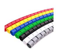 Gaine de câble en spirale - 1 mètre - 8, 10, 15, 20, 25 mm - Bleu - 35 mm