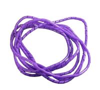 Gaine de câble en spirale de 6/8/10 mm, gaine de câble enroulable, tuyau de manchon de câble (Couleur violette, 10 mm_5 MÈTRES)