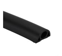Gaine de câble robuste en PVC de 2 m, protection efficace du sol avec design anti-pas pour les environnements à fort trafic (noir)