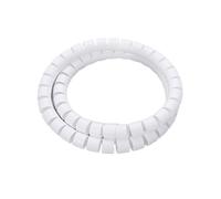 Gaine de câble spiralée, Gaine de protection for câble 1 mètre, disponible en diamètres 8 mm, 10, 16, 22, 28 et 32 mm. Enrouleur spiralé for tube Organisateur câbles(White,8mm 1 meter)